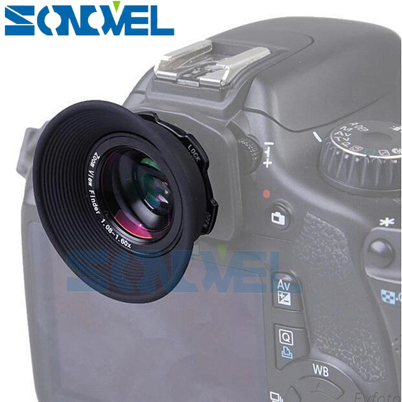Увеличительный видоискатель 1 08x 60x окуляр для Nikon D7200 D7100 D7000 D5300 D5200 D800 D750 D600 D3100 D5000