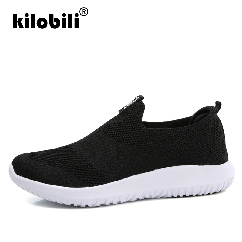 Kilobili/2019 г. весенняя женская обувь женские дышащие сетчатые кроссовки балетки на