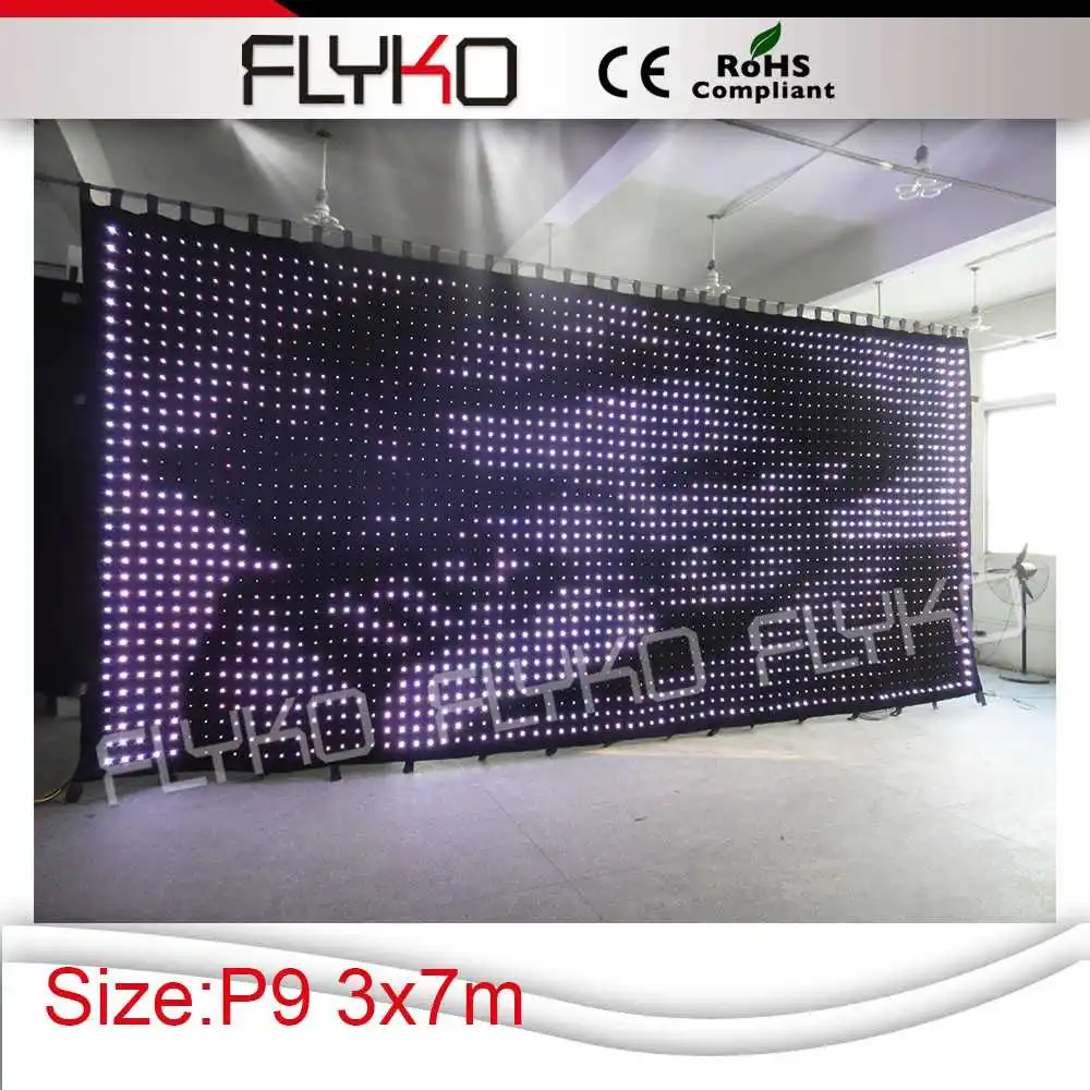 Новый продукт видеостена на китайском рынке/светодиодная занавеска секс видео p9