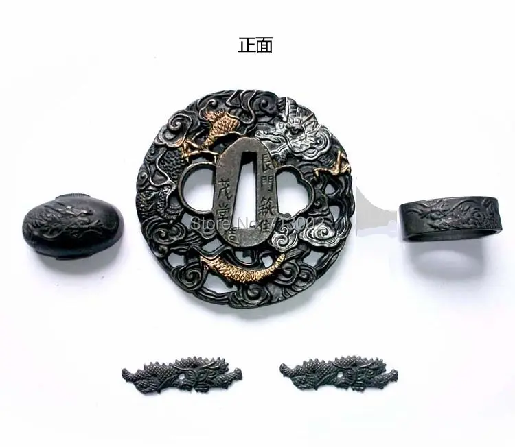 Набор аксессуаров фитинги Tsuba для японской катаны меча дракона | Дом и сад