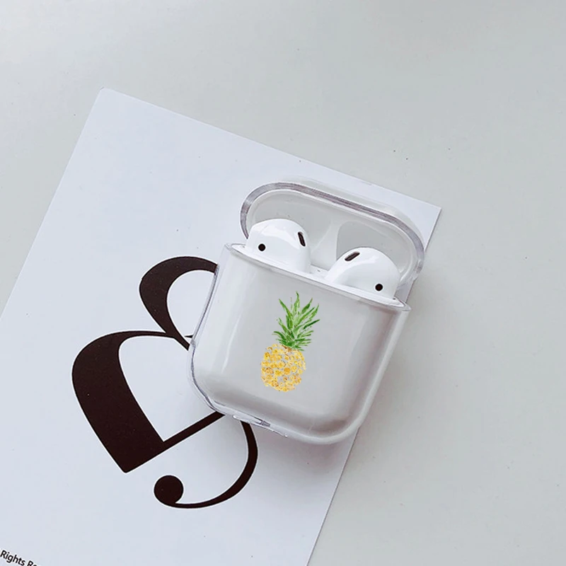 Роскошный Твердый чехол для Apple Airpods модные летние аксессуары наушников защитный