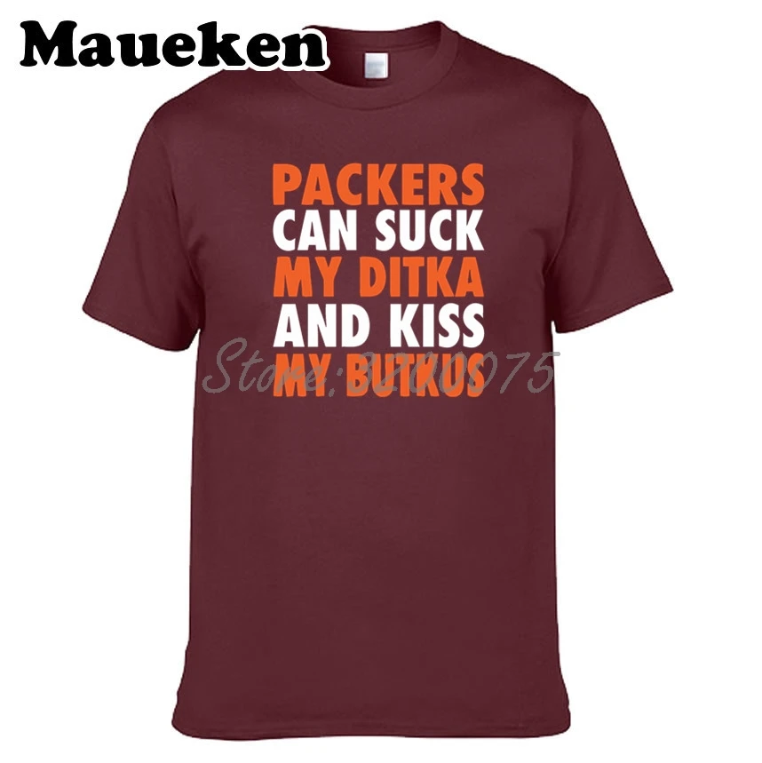 Мужская футболка Cutler making 6 Chicago PACKERS CAN Suck My Ditka Kiss Butkus с круглым вырезом W19031199|t shirt
