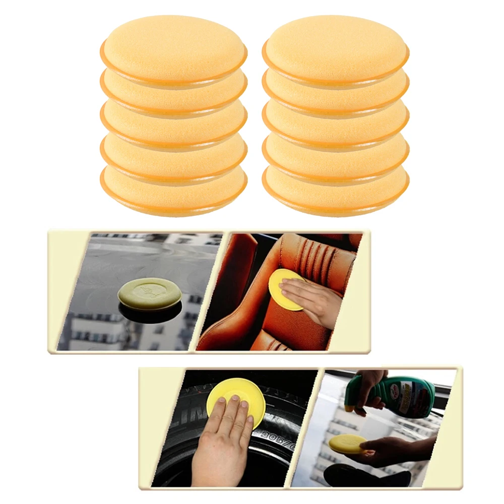 10 шт. 4 дюйма автомобильная краска искусственная кожа губки диаметром см |