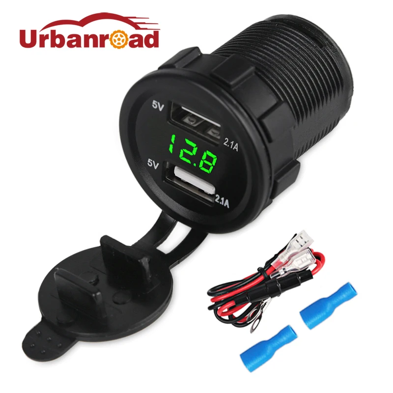 

USB-зарядное устройство для автомобиля, мотоцикла, вольтметра