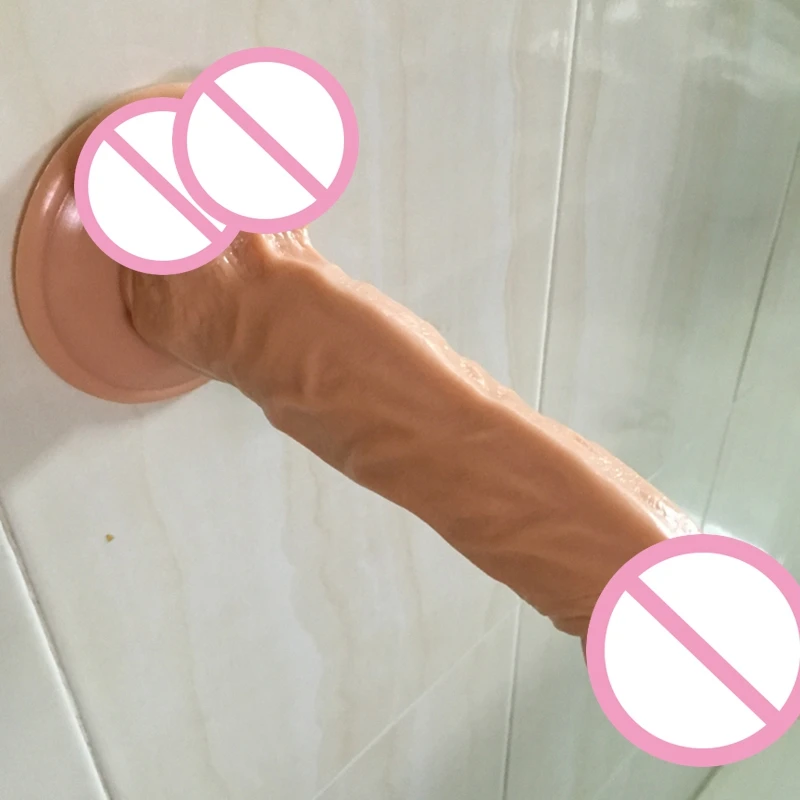 Большой/огромный фаллоимитатор без вибратора реалистичный силиконовый пенис и