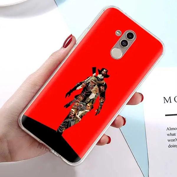 13 ТПУ силиконовый чехол для huawei P30 P20 Pro P10 P9 Lite mate 10 20 Lite 20 10 Pro Чехол красный Dead Redemption 2 мягкий прозрачный чехол - Цвет: 13