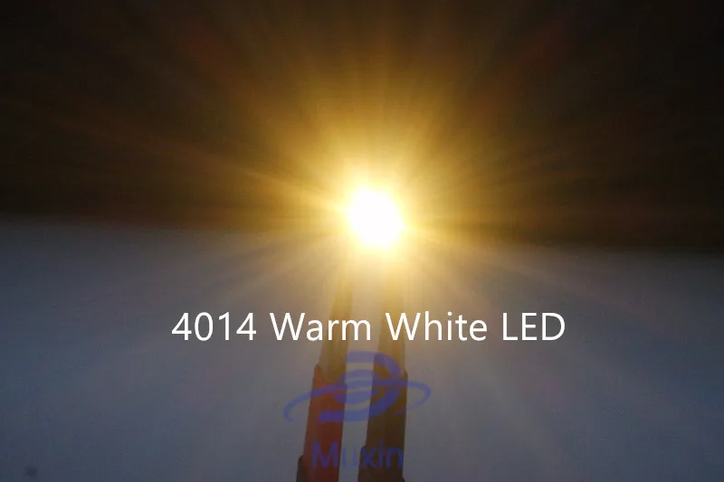 MX 0 2 W SMD 50 шт./лот 4014 LED Lamp Bead 23-26lm теплый белый Beads Chip DC3.0-3.4V Бесплатная доставка |