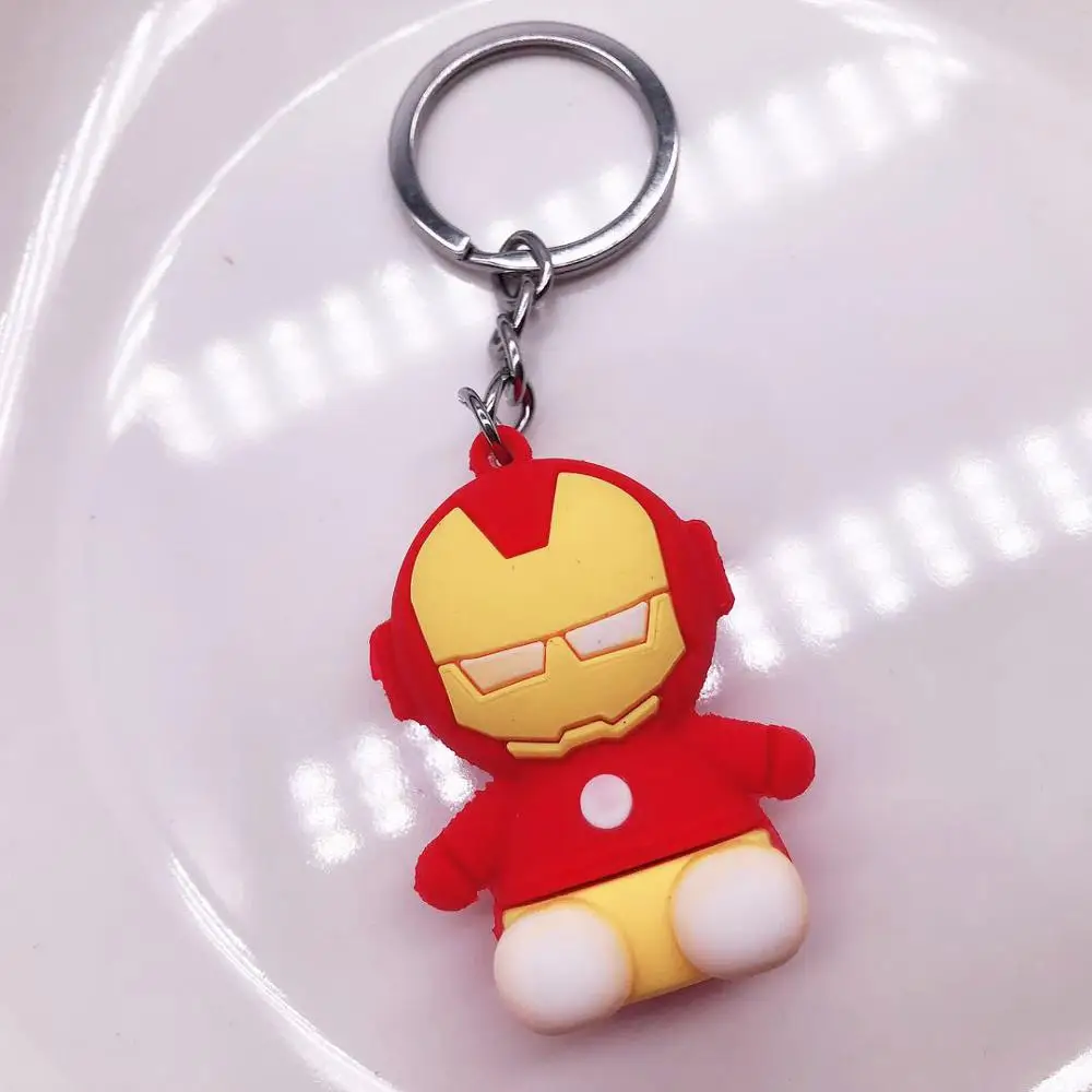 Мультфильм Marvel Человек-паук брелок силиконовый мужской и женский автомобиль