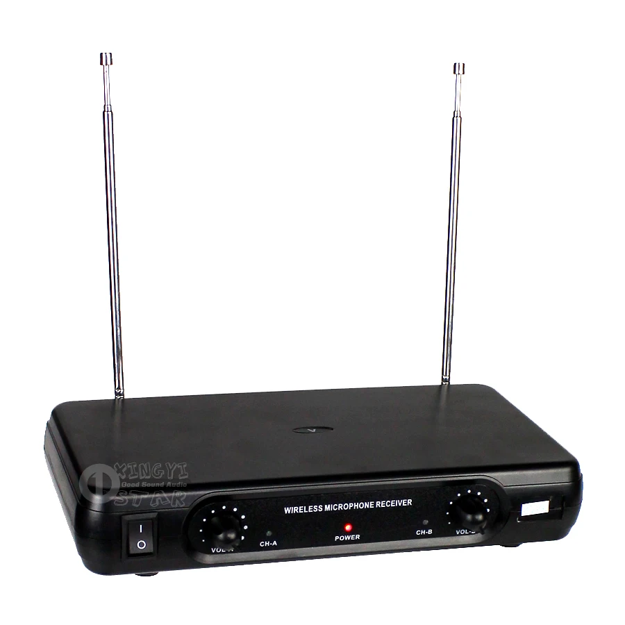 Профессиональный беспроводной микрофон для караоке двойной ручной ресивер