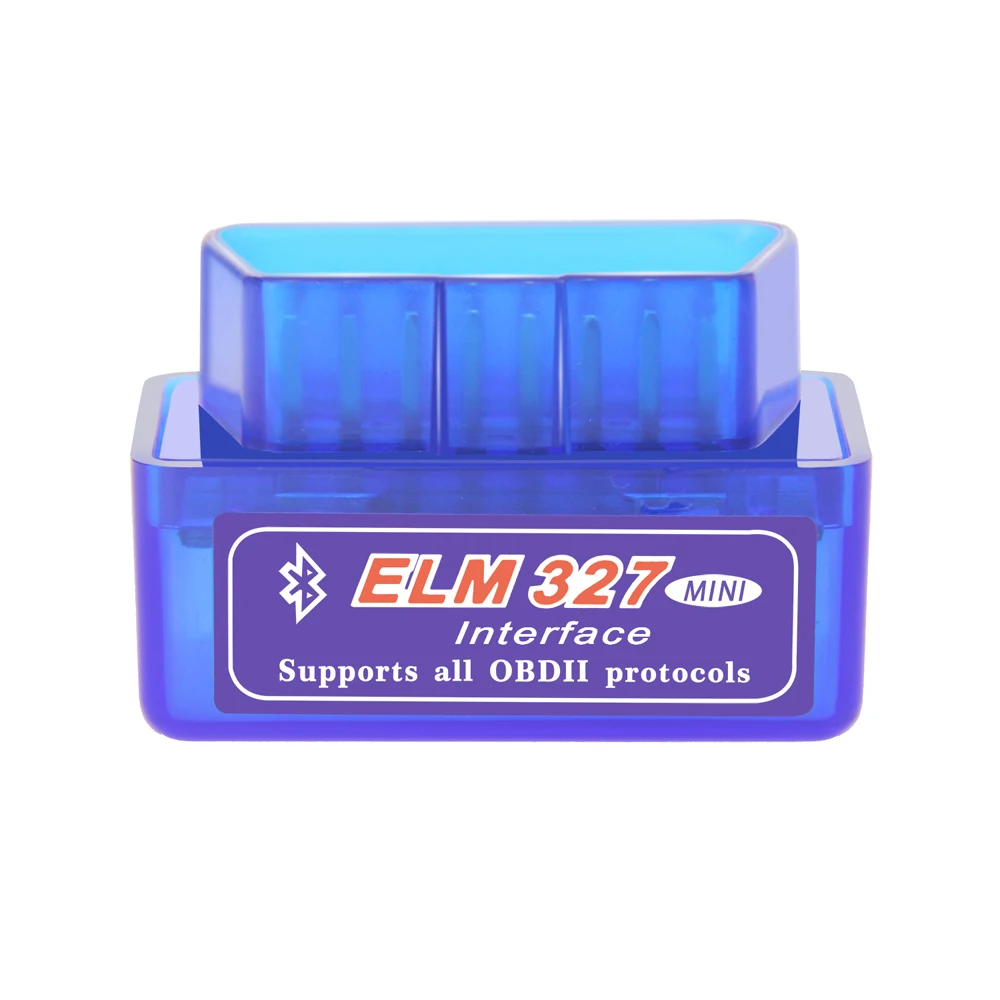 ELM327 Bluetooth V1.5 OBD2 считыватель кодов синий цвет сканирующий инструмент супер ELM 327 кодерейдер двигателя OBD-II OBDAuto диагностический сканер
