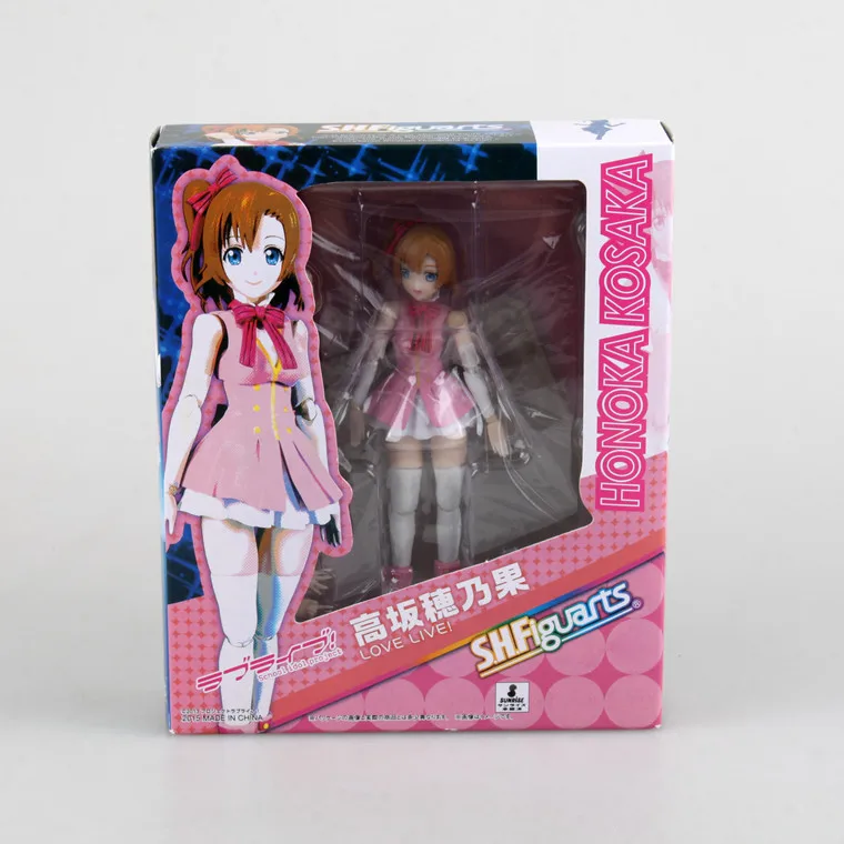 WITH RETAIL BOX Аниме Фигурка 13 см SHFiguarts Love Live! Школьный идол проект Kousaka Honoka ПВХ фигурка Коллекционная модель подарок игрушка - Цвет: WITH RETAIL BOX