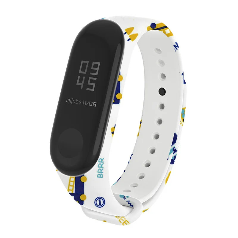 Сменный силиконовый ремешок для Miband 4 умных часов Xiaomi Mi 3 4|Смарт-аксессуары| |