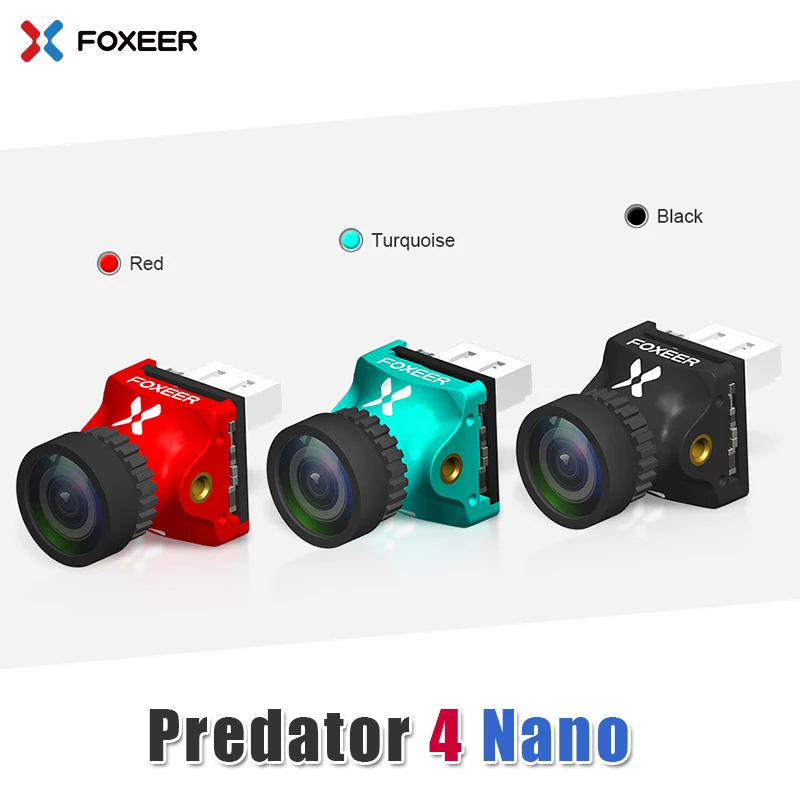 Foxeer Predator 4 Nano 1000tvl Super Wdr мс с низкой задержкой Fpv гоночная камера для любой погоды