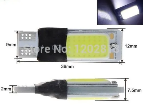 20 шт. Светодиодная лампа Cob Pingo T10 Canbus Farolet Alto Brilho W5w Led 6000k 5w 12v Бесплатная