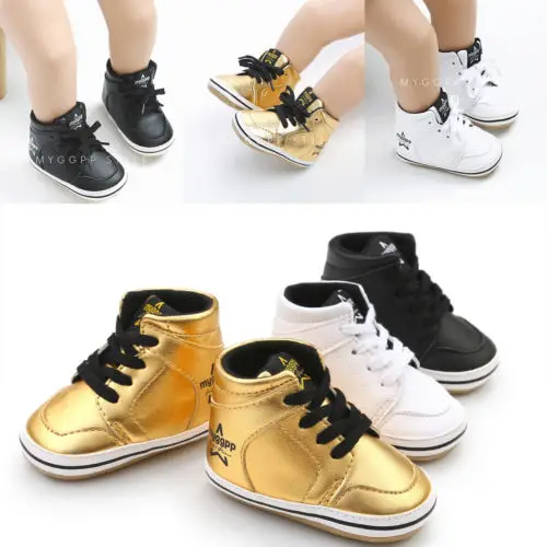 Новорожденных Для маленьких мальчиков девочек ползунок мягкая подошва белые