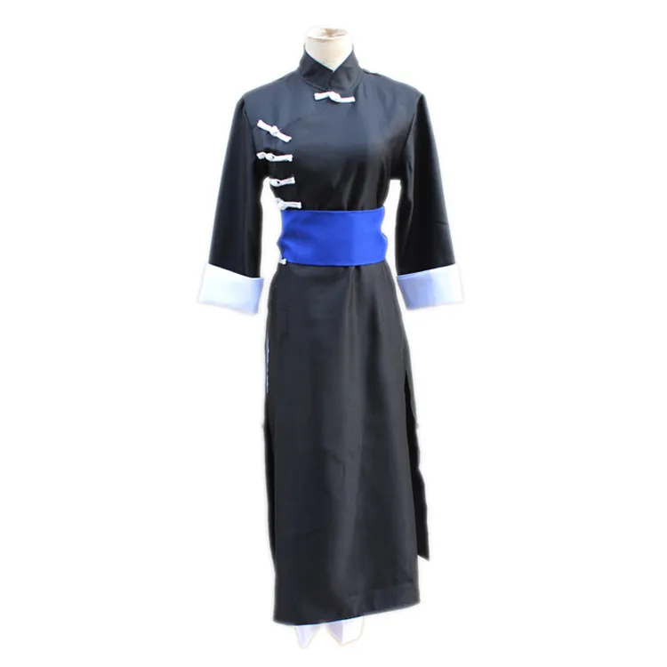 Анимационный мультфильм Gintama Kamui Косплей костюмы кунг-фу одежда полный комплект