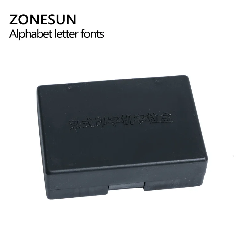 ZONESUN A-Z 0-9 символ письмо номер горячее письмо для кода ленты Дата печатная машина