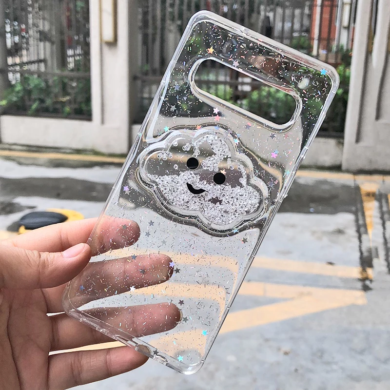 Чехол с жидким сердцем и блестками для samsung Galaxy S10 S9 J4 J6 plus A50 A20 A10 A7 A9 Мягкий ТПУ чехол с динамическими бусинами