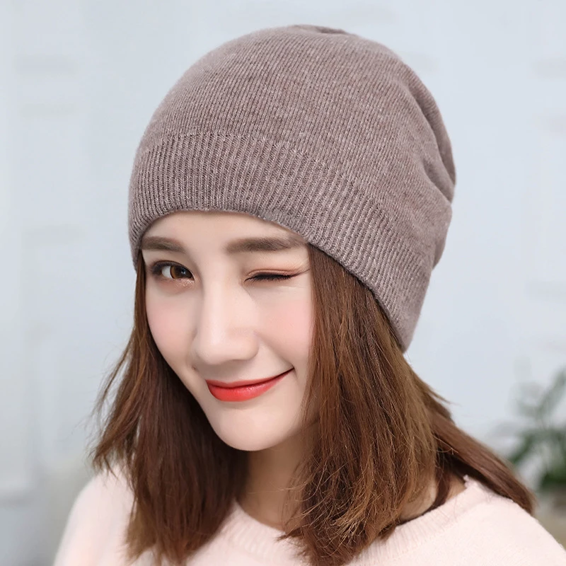 Модные нейтральные Skullies зимние защитные уши для мужчин и женщин вязаная шапка