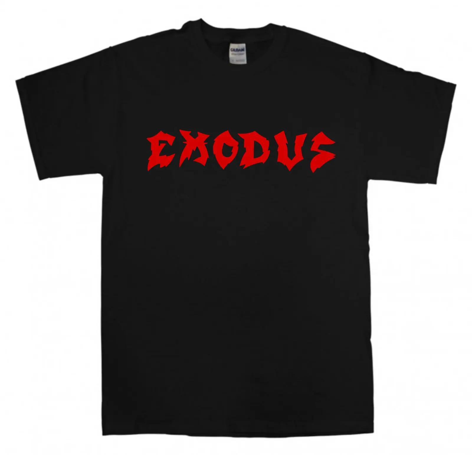 EXODUS Новая Черная футболка с красным логотипом S XXL металлическая Overkill Tankard крутая