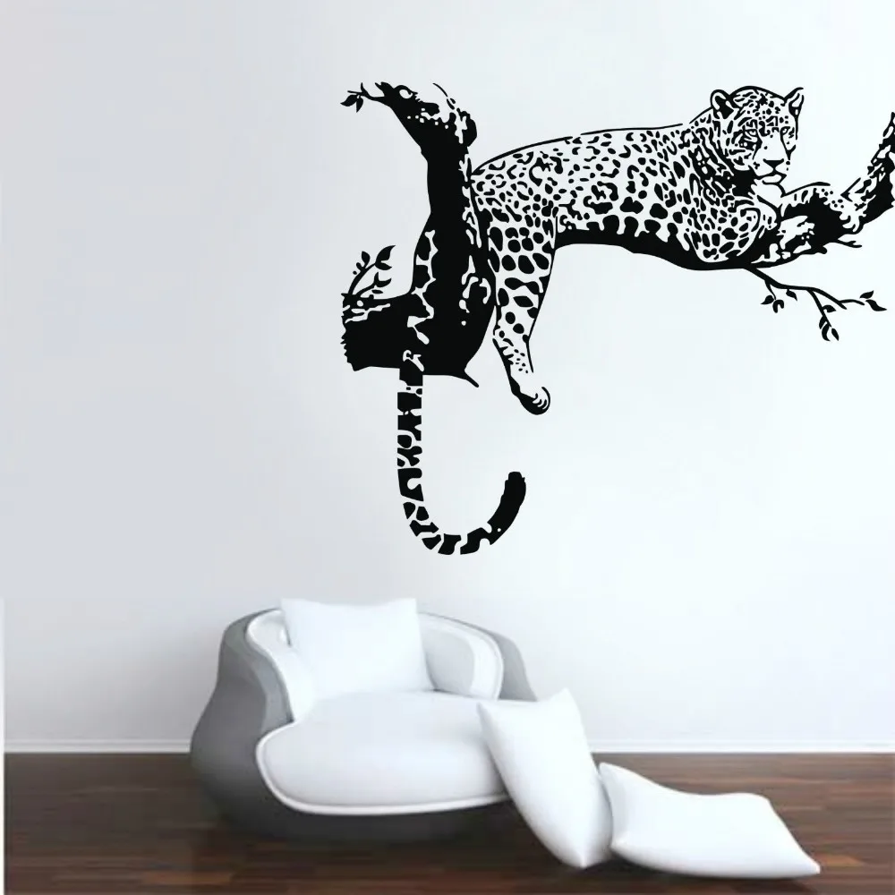

Removable Leopard Animals Wall Stickers Vinyl Wall Decals Room Home Decor GW-12