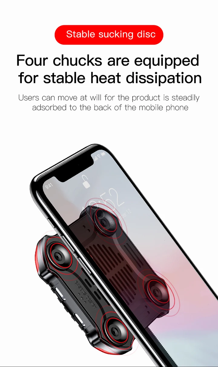 Baseus мобильный телефон игры кулер радиатор для iPhone 11 Pro X Xs Max XR радиатор охлаждения и аудио зарядный кабель адаптер
