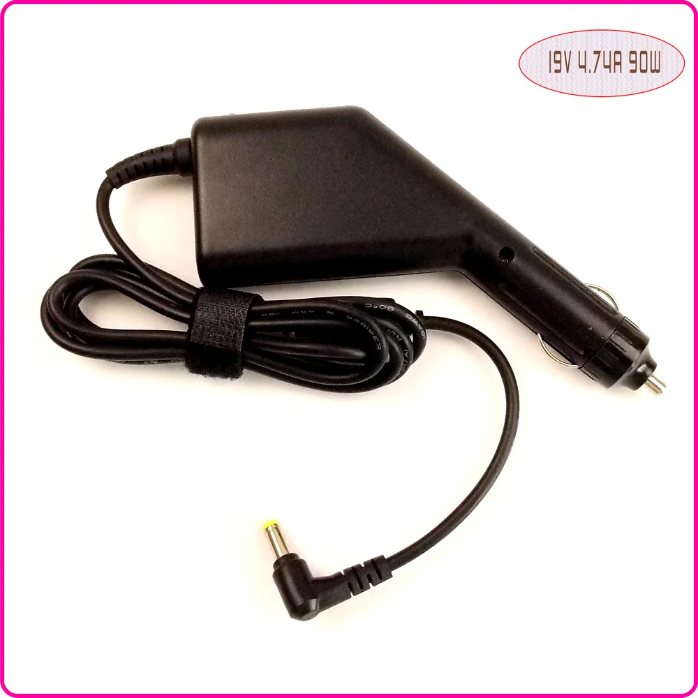 Автомобильный адаптер для ноутбука зарядное устройство источник питания +