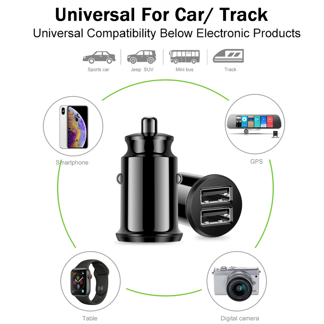 Двойной зарядное устройство USB Quick Charge 3,0 для iphone X 8 7 универсальный мобильный смартфон для Xiaomi samsung S8 планшет зарядка в автомобиле