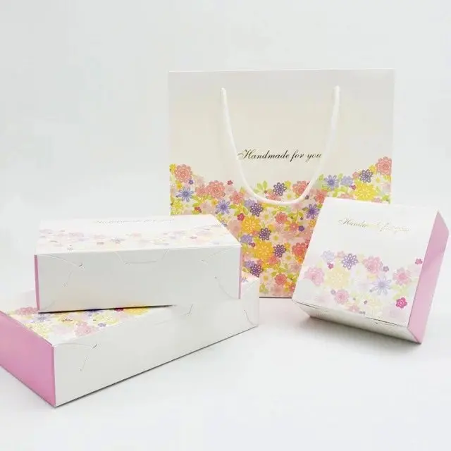 20 шт. коробок для кексов пакет из крафт-бумаги с ручкой дня рождения