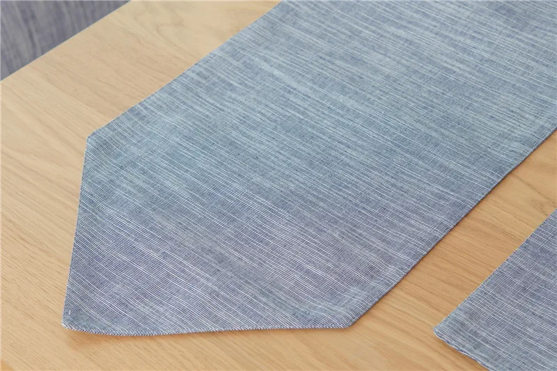 Одноцветный настольный бегун в японском стиле деревенский домашний декор бегуны