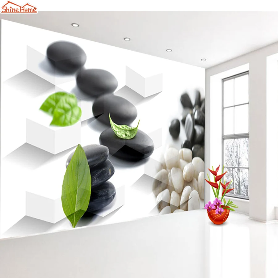 Shinehome 3 d кирпичные обои для 3d гостиной рулон бумаги на стену спа салона лист