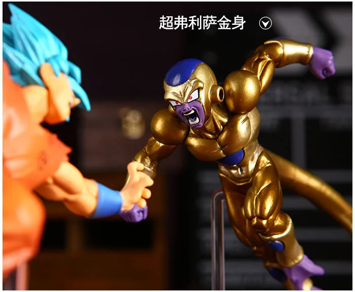 2 шт. Dragon Ball Z Goku фигурка игрушки Супер Саян Гоку бои Веджета Фриза Модель