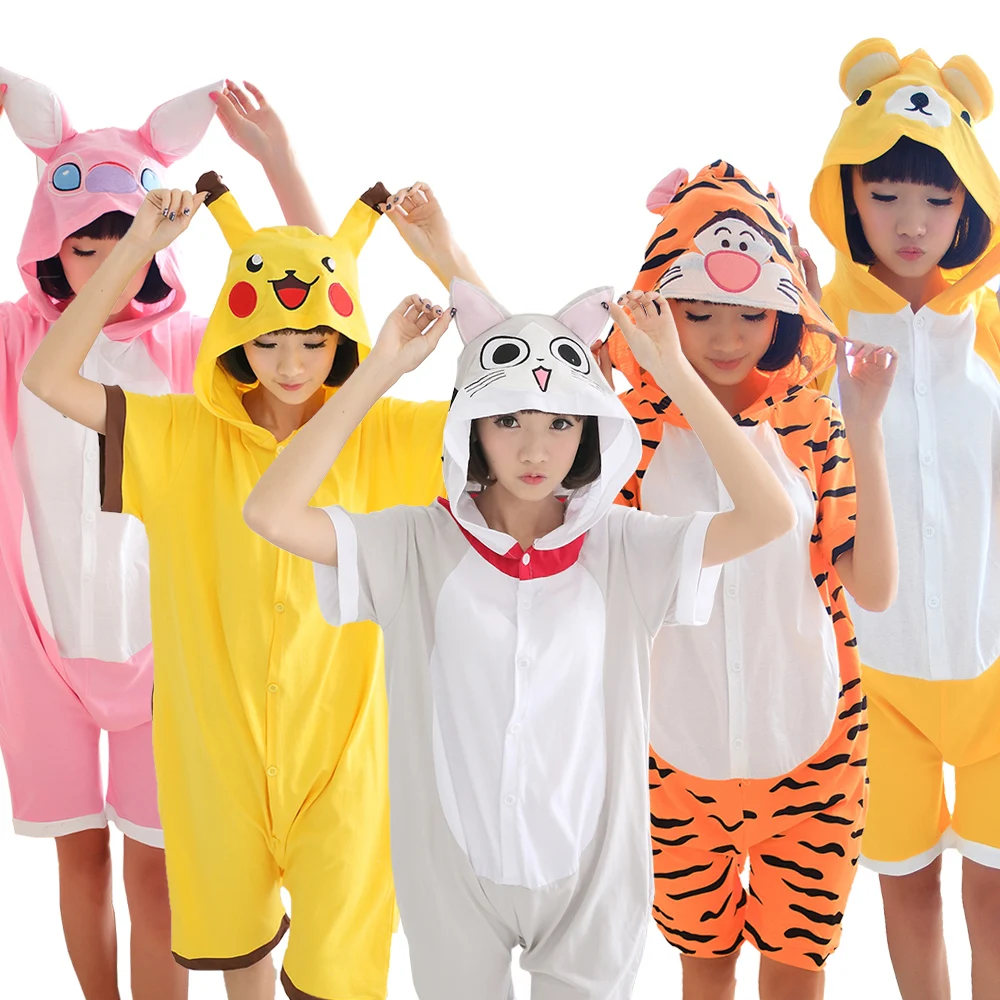 Пижама KIGUCOS женская летняя хлопковая с коротким рукавом | Женская одежда