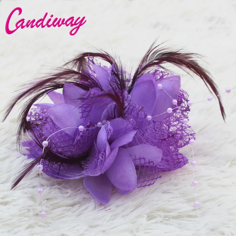 Новое поступление фиолетовые пластиковые заколки для волос женщин и девочек