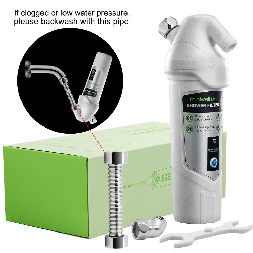 

Shower filter remove chlorine, odor and heavy metal