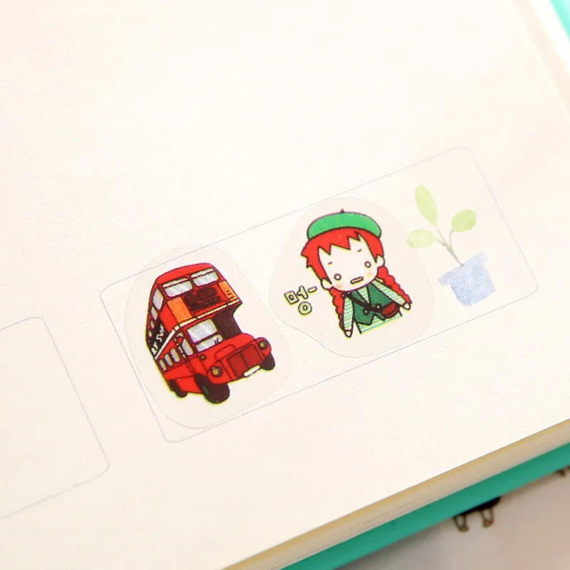 6 шт. прозрачные наклейки для дневника и книги с календарем украшение альбома