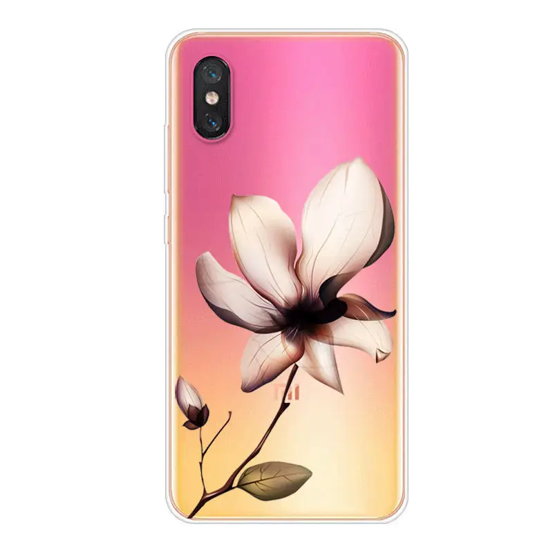 Чехол для Xiaomi Mi 8 Pro силиконовая задняя крышка чехол телефона глобальной версии Mi8