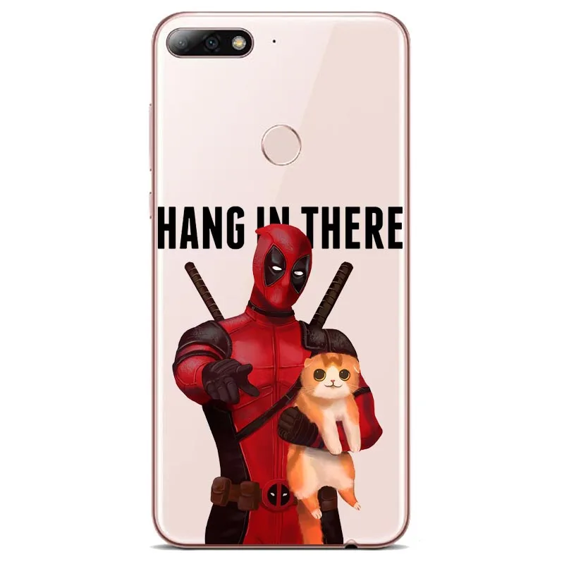 Marvel Дэдпул езда телефон с единорогом чехол для P8 LITE 2017 P9 P10 P20L P20Plus Мягкий ТПУ |