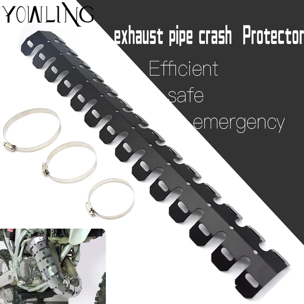 Универсальный мотоциклетный выхлопной глушитель тепловая защитная крышка