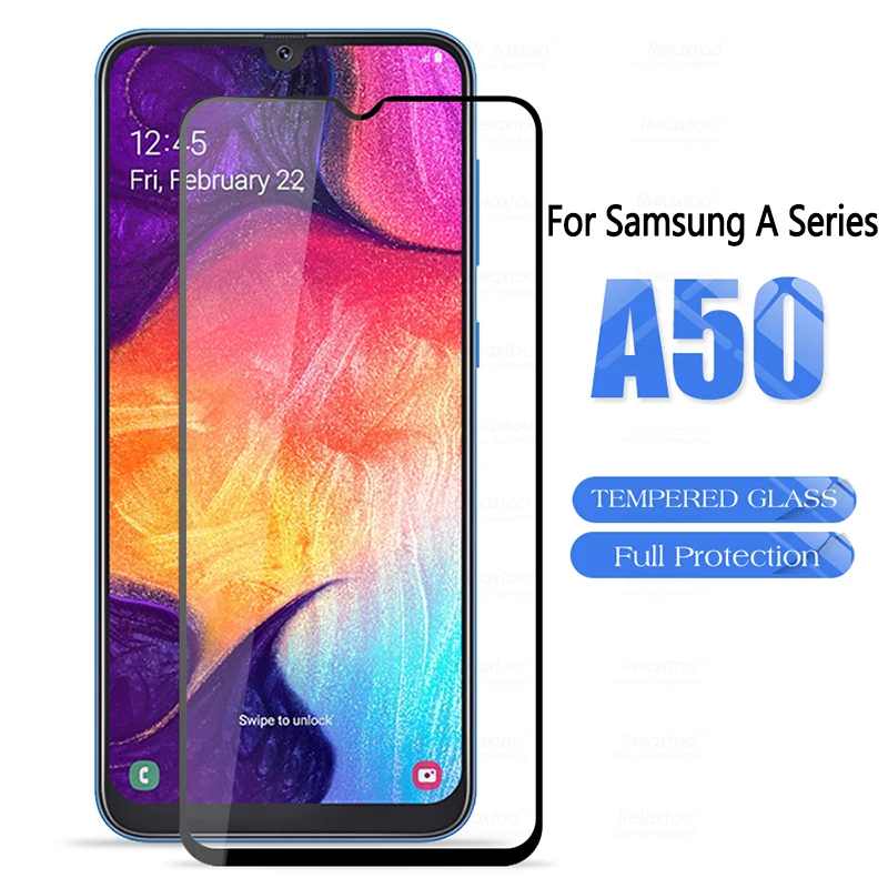 BUYFUN закаленное Стекло для samsung Galaxy A50 чехол с полным покрытием Экран протектор A30