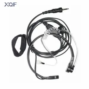 Горловой микрофон Микрофон Скрытая Акустическая трубка наушник гарнитура с пальцем PTT для Yaesu Vertex радио VX-6R 7R 6E 7E 120 127