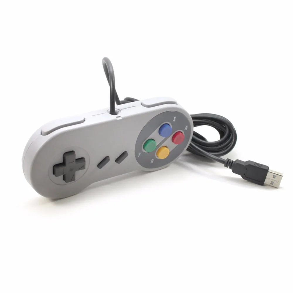Игровой контроллер SNES с USB портом классический геймпад для Nintendo Playstation порт ПК