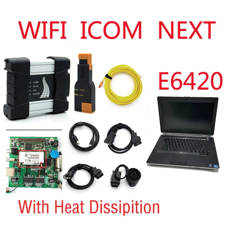 Полный чип ICOM Next Wifi для BMW OBD диагностический и программируемый сканер