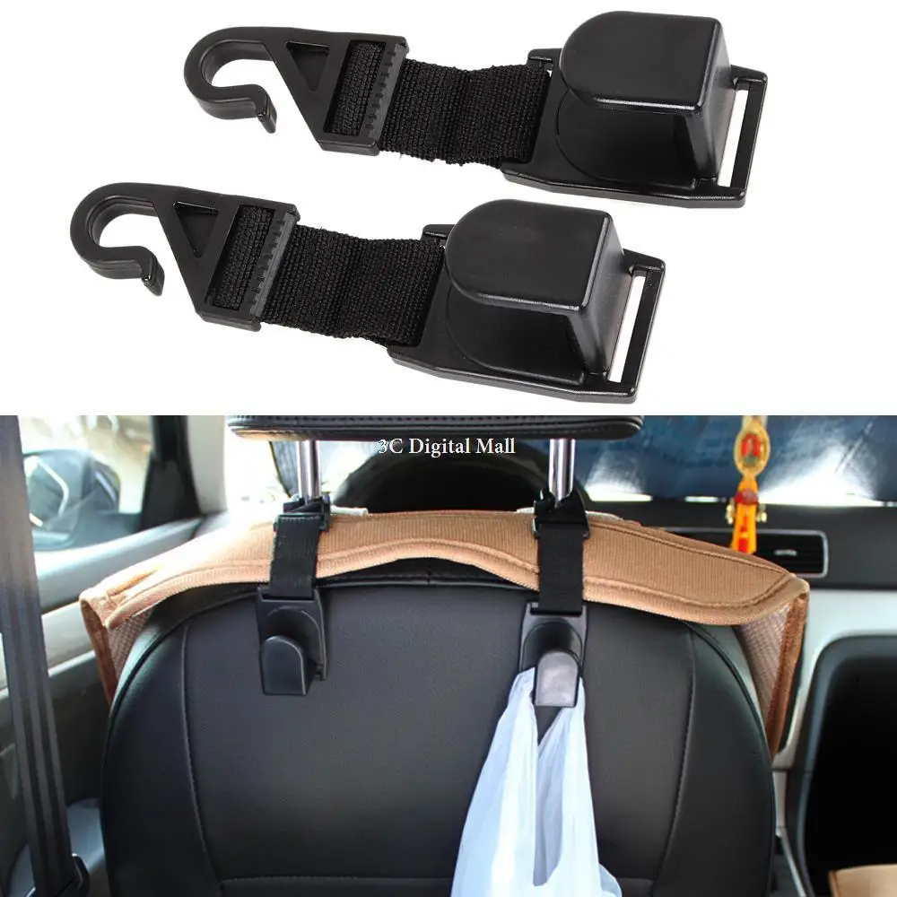 Резиновый Автомобильный Крюк подголовник грузовик внедорожник держатель для