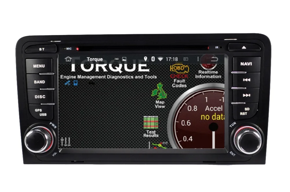 В наличии Android 7 1 автомобильный DVD-плеер для Audi A3 2002-2011 Wifi 3G GPS-навигация Bluetooth Радио