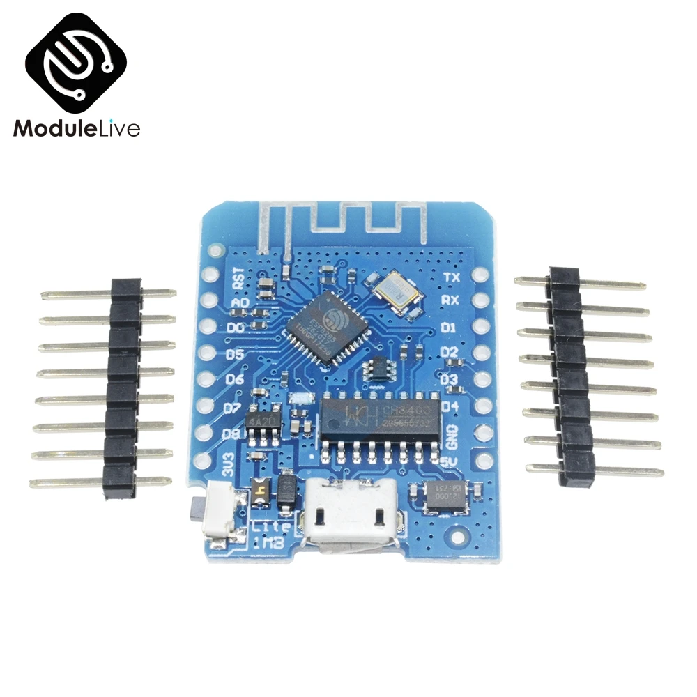 WEMOS D1 Mini CH340G CH340 G Wifi макетная плата ESP8285 ESP8266 микроконтроллер для Arduino NodeMcu Щит