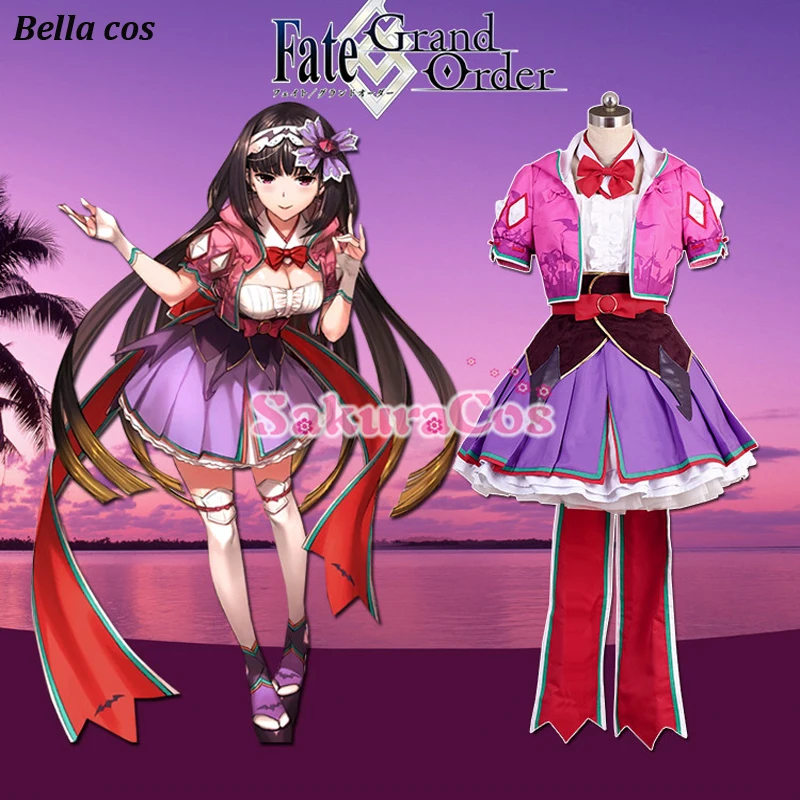 Костюм для косплея Osakabehime из Fate Grand Order с нестандартными размерами: рубашка, пальто, юбка, униформа, карнавальный Хэллоуин, аниме-одежда, наряды.