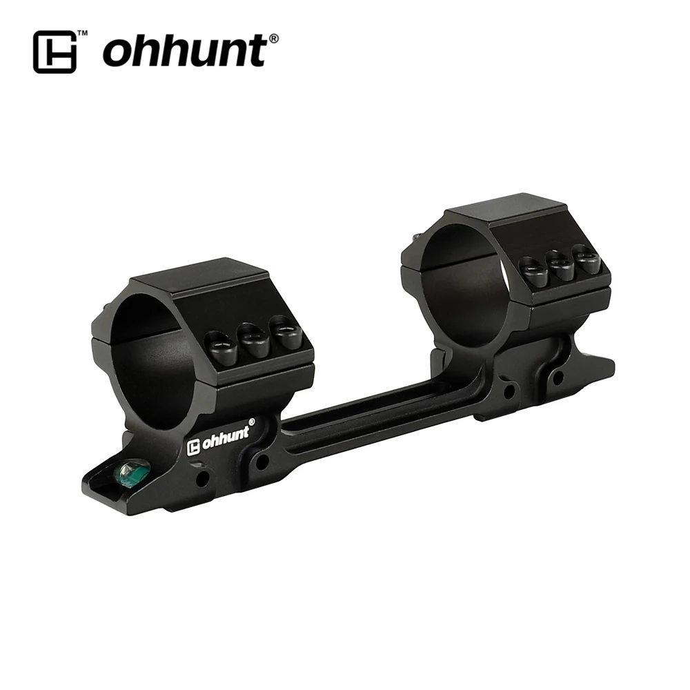 Ohhunt кольцо для оптического прицела двунаправленное 25,4 мм 30 мм охотничьи кольца Крепление 11 мм ласточкин хвост база для рейки с пузырьковым уровнем