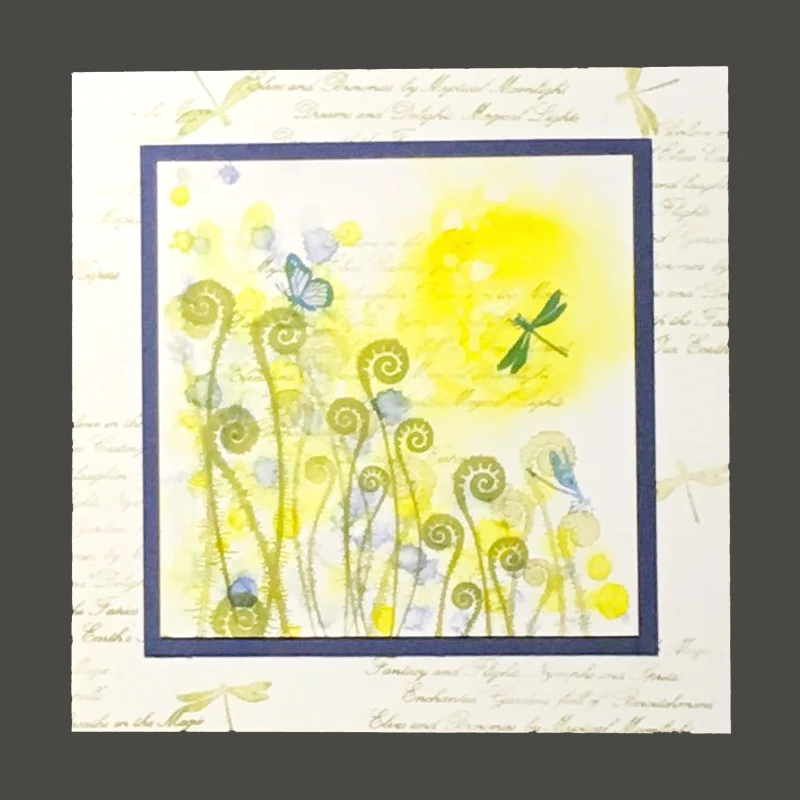 Большие резные штампы простой квадратный Скрапбукинг оформление открыток