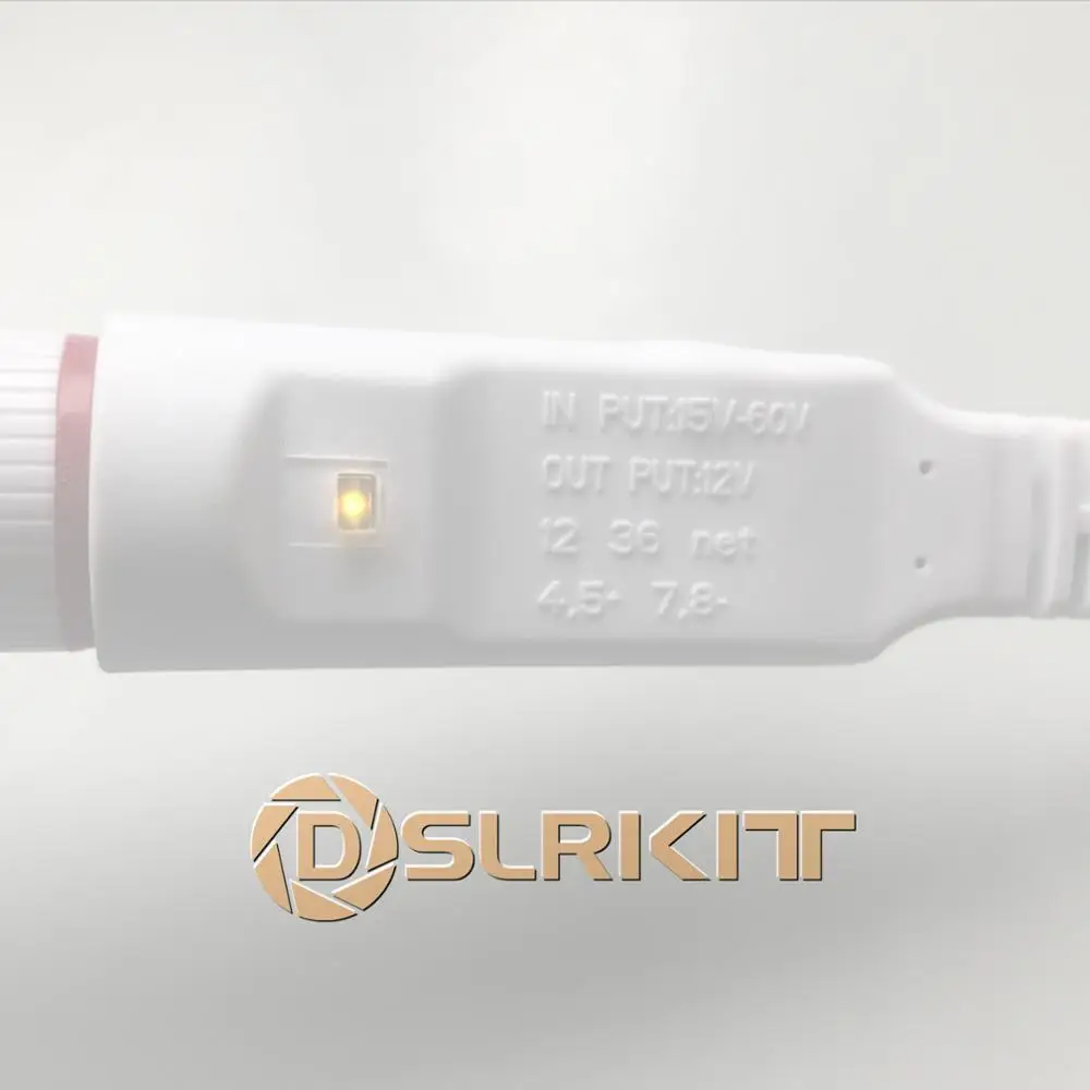 DSLRKIT DC18V-60V до 12V понижающий преобразователь Пассивный кабель-Сплиттер POE мощность через Ethernet